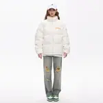 Пуховик Unisex черный ICONS Lab, экрю - фото 11