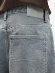 Мешковатые джинсы Pull&Bear, Grey Denim - фото 5