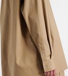 Рубашка из хлопка и кашемира Tansy The Row, бежевый - фото 5