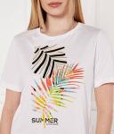 Футболки Loose fit Marc Cain, белый - фото 4