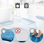 Коврик для ванной Erwin Müller Badematte Katerini, синий - фото 3