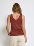 Вязаный топ minus Carli, Rusty red - фото 3