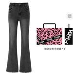 FLIM Узкие женские джинсы, Черный - фото 28