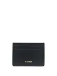Кардхолдер с логотипом JIL SANDER, черный - фото