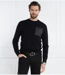 Свитер Regular fit Karl Lagerfeld, черный - фото 3