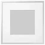Серая рамка, алюминий, 32x32 см, LOMVIKEN IKEA - фото