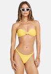 Верх бикини Billabong, желтый - фото