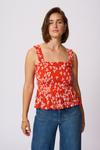 Топ Kaffe Amber, красный - фото 2