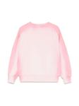 MSGM Kids толстовка с круглым вырезом, розовый - фото 2