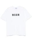 Футболка с логотипом MSGM, белый - фото