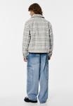 Куртка PULL&BEAR CHECKED, Grey - фото 3