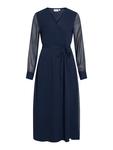Платье до колена Vila, темно-синий - фото