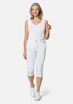 Брюки GOLDNER Capri Super Stretch Hose Carla, белый - фото 2