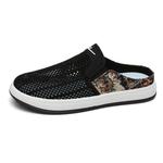 Сабо с закрытым носком для мужчин Warrior, бежевый/синий - фото 6