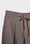 Брюки Stradivarius WITH DARTS AND DRAWSTRINGS, Dark Brown - фото 8
