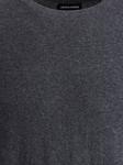 Лонгслив Jack & Jones Dünner Langarm Strickpullover Rundhals Basic Sweater JJEEMIL, темно серый - фото 2