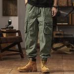 Брюки карго мужские Jeep, черные (летние тонкие) - фото 2