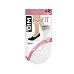 Носки Dim Paris My Essentials Footies 2 шт, белый - фото