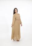 Платье Elara Maxi dress, Camel - фото 3