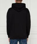 Толстовка мужская Tommy Jeans хлопковая с принтом, черный - фото 4