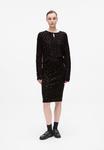 Юбка KARL LAGERFELD SEQUIN KNIT, Black - фото 2