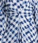 Проверенное плиссированное миди-платье Proenza Schouler, Dark Navy Multi - фото 5