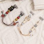 Ремешок Huawei Совместимость Материал бусины 127мм~231мм CHENSONG, Черный котенок+Белый щенок - фото 10