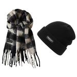 Шарф из полиэстера плюш унисекс WARRIOR, черный - фото 11