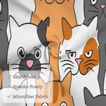 Pevtufa Наволочка с принтом "весёлые коты" конверт Funny Cats - фото 6