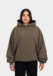 Толстовка UNISEX OVERSIZED PROHIBITED, цвет mokka stone washed - фото 3