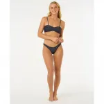 Топ бикини Rip Curl Dalias Denim Bandeau, синий - фото 6