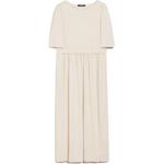 WEEKEND MaxMara Женское белое платье с длинными рукавами - фото