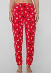 Пижамные брюки Tezenis Pyjama bottoms, Print/Mottled Red - фото