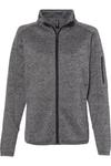 Женский свитер Burnside Knit Jacket, цвет heather charcoal - фото