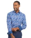 Мужская рубашка Hillside Floral Modern-Fit Nick Graham, Navy - фото