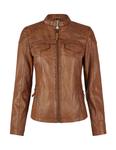 Кожаная куртка 7eleven Mila, коньячный - фото 2