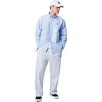 Брюки прямого кроя с нашивкой Logo Aape, серый - фото 4