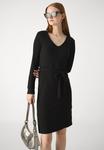 Платье-свитер VIDIVIA V-NECK VILA, черный - фото 5