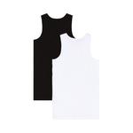 Топ Pleasures Standard Tank Top (2 Pack), Black/White - фото 2