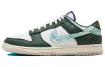 Мужские кроссовки для скейтбординга Nike Dunk, Green/White/Blue - фото
