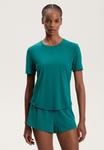 Футболка OYSHO SHORT-SLEEVED TECHNICAL, Turquoise - фото