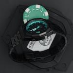 Часы Casio G-Shock Analog-Digital 2100 Series, арт. GA-2100-1A1, черный наутилус/чернильно-зеленый - фото 3