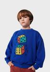 Толстовка Bobo Choses ROLL THE DICE UNISEX, Blue - фото