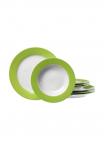 Сервиз столовый Ritzenhoff & Breker Doppio, 8 предметов, зеленый - фото