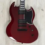 Гитара ESP E-II Viper, звукосниматели Fishman Open Core Classic, прозрачный черно-вишневый цвет - фото