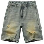 Джинсовые шорты летние унисекс Jeep, синий деним - фото 2