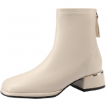 Mulinsen Женские черно-бежевые ботинки - фото