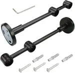 Опора Liedeco двойная, (1 шт.), для карнизов Ø 16 мм Ø 1,6 см, черный - фото