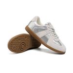 Женские скейтерские кроссовки EBLAN серебристые (с флисовой подкладкой) - фото 3