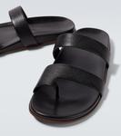 Кожаные сандалии Hugh The Row, черный - фото 3